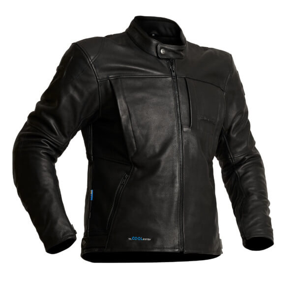 Halvarssons Leather Racken Schwarz Jacke Größe 48