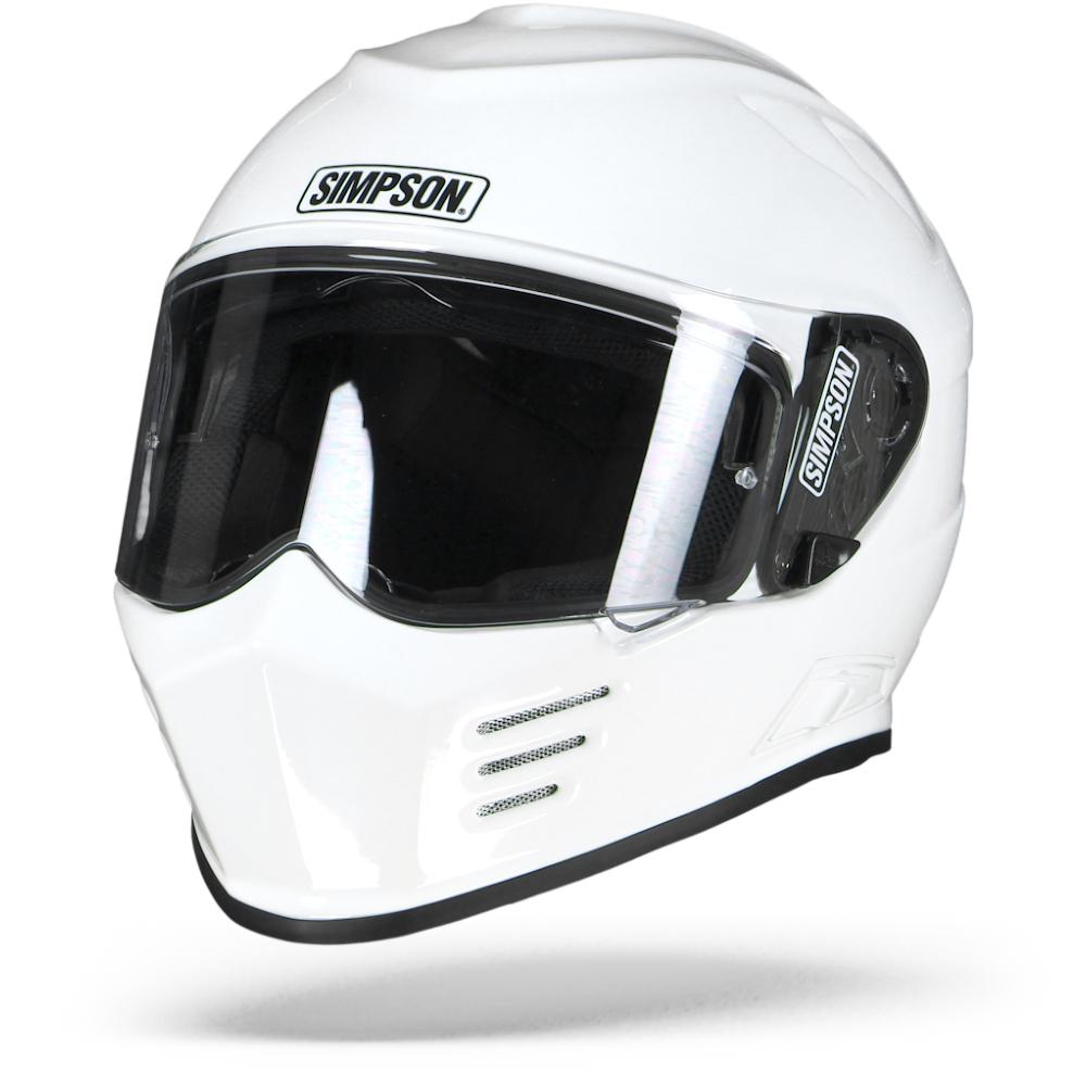 Simpson Venom Solid Weiß Integralhelm Größe M