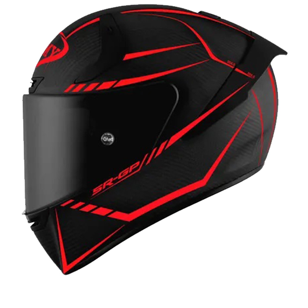 Suomy SR-GP Carbon Supersonic ECE 22.06 Schwarz Rot Integralhelm Größe XL