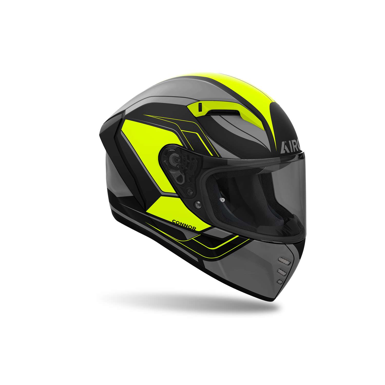 Airoh Connor Dunk Yellow Matt Full Face Helmet Größe XL