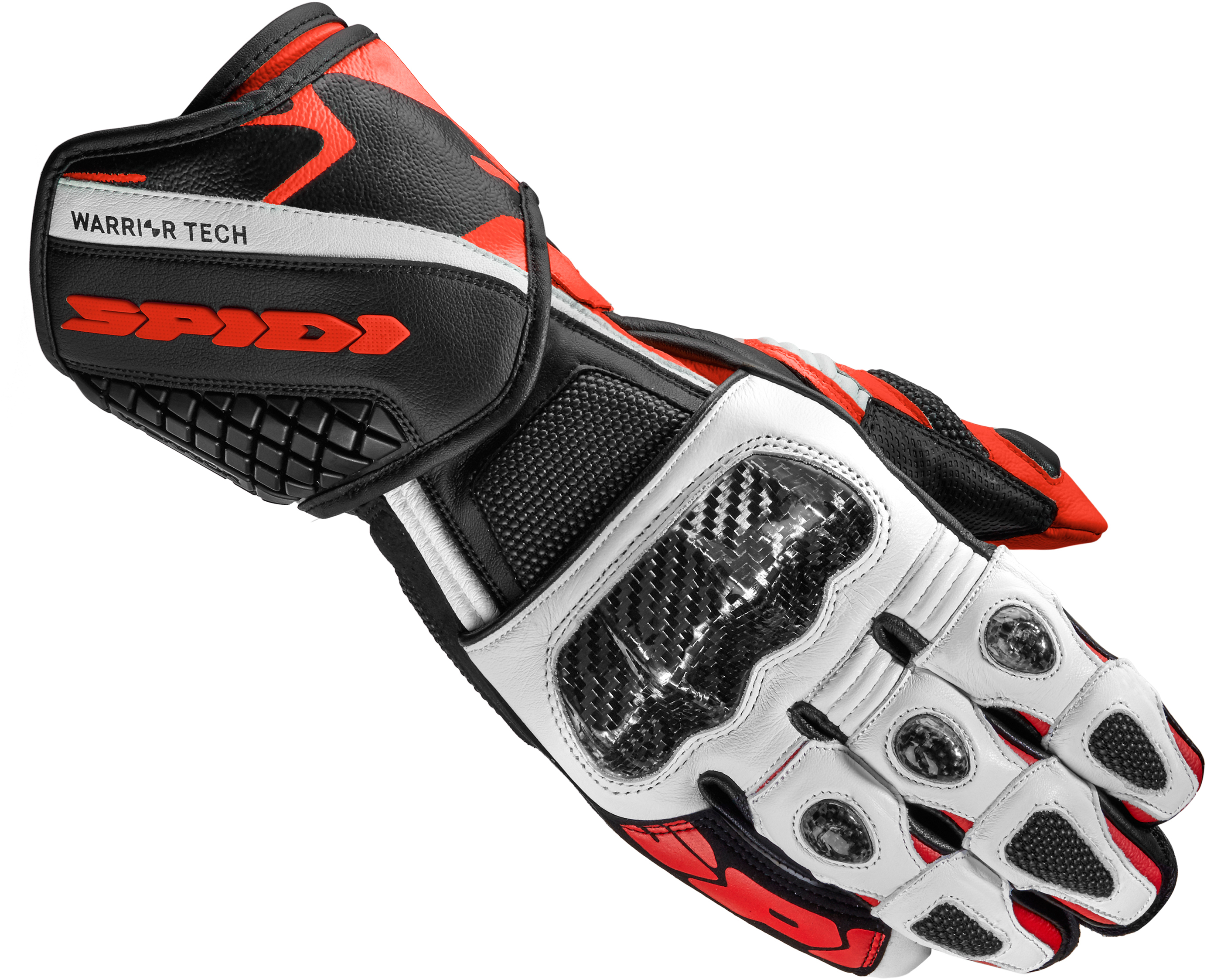Spidi Carbo 5 Rot Handschuhe Größe L