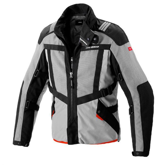 Spidi Netrunner Schwarz Grau CE Jacke Größe M