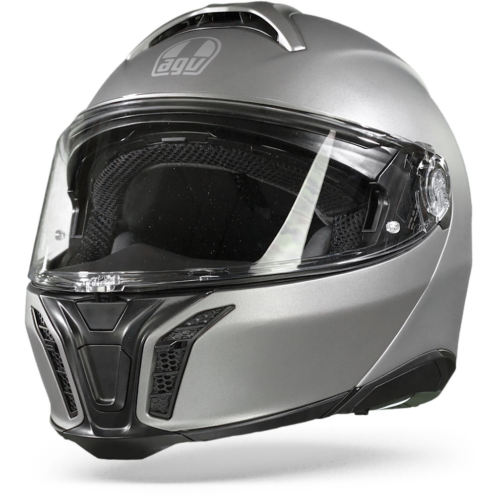 AGV Tourmodular Solid Luna Grau Matt Klapphelm Größe S