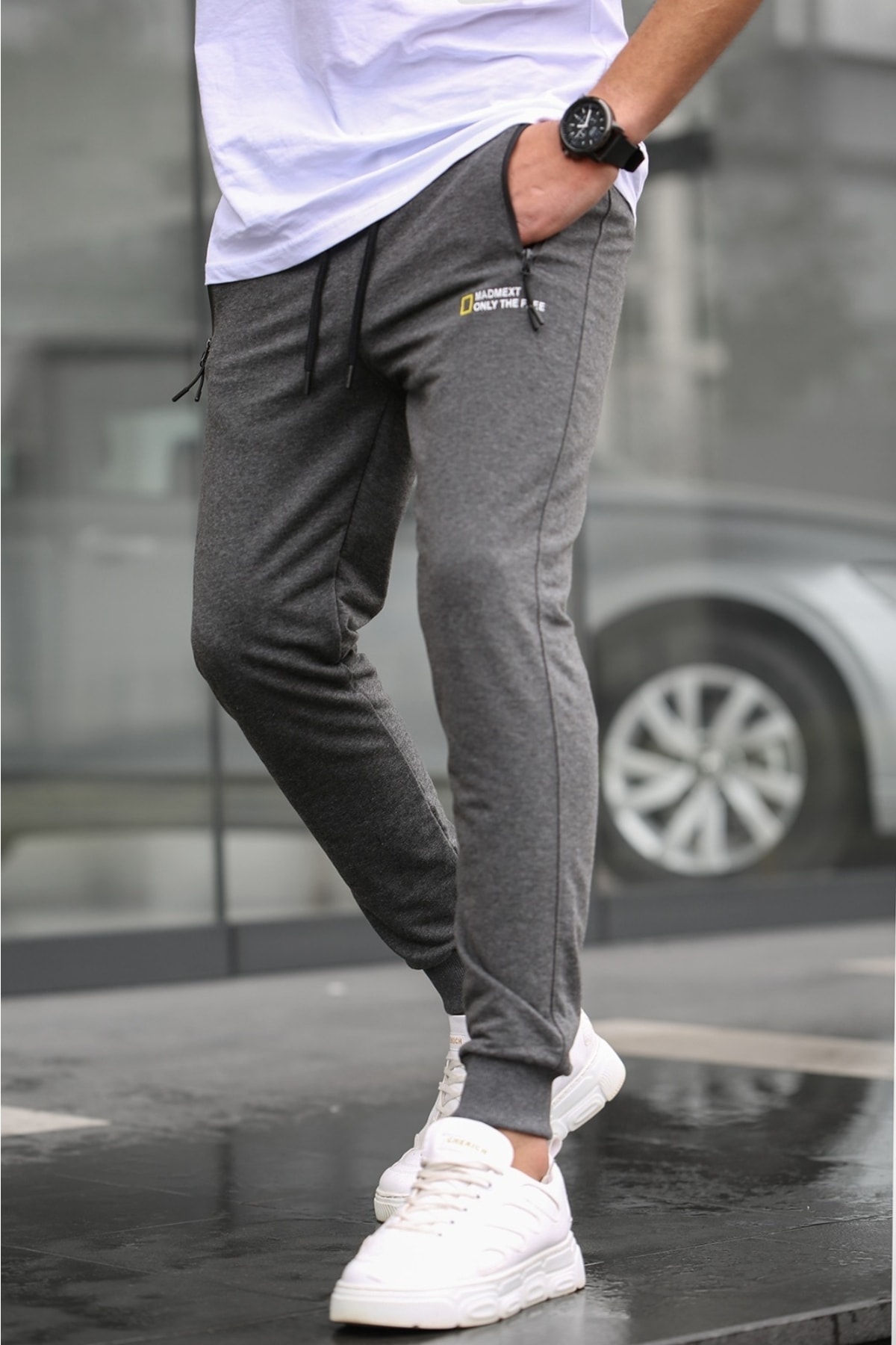 Madmext Anthracite Basic Tracksuit 5436