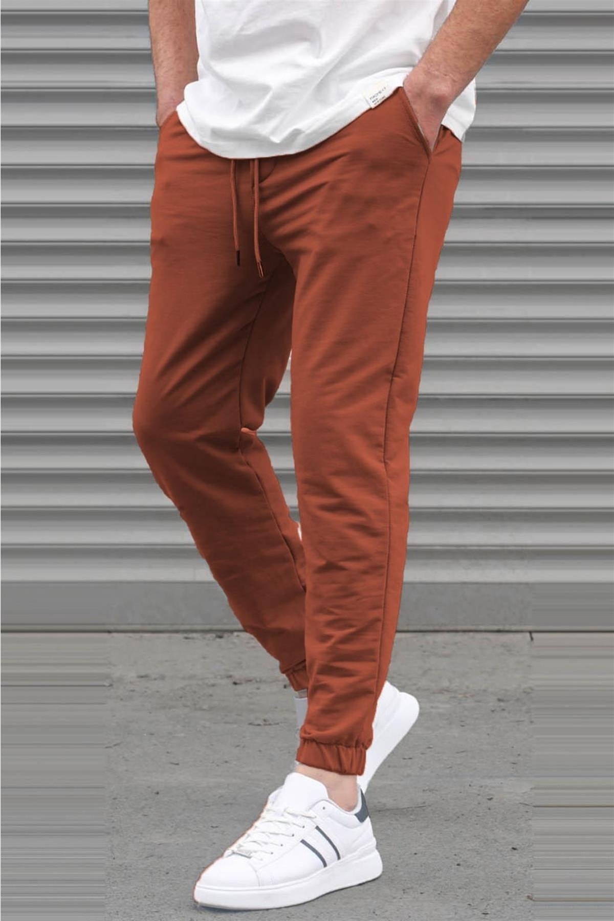 Madmext Tile Basic Men's Tracksuit With Elastic Legs 5494