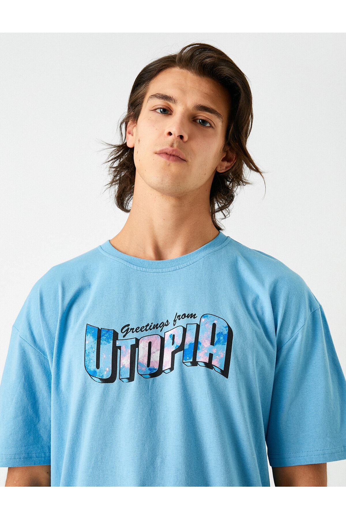 Koton Oversize Printed T-Shirt