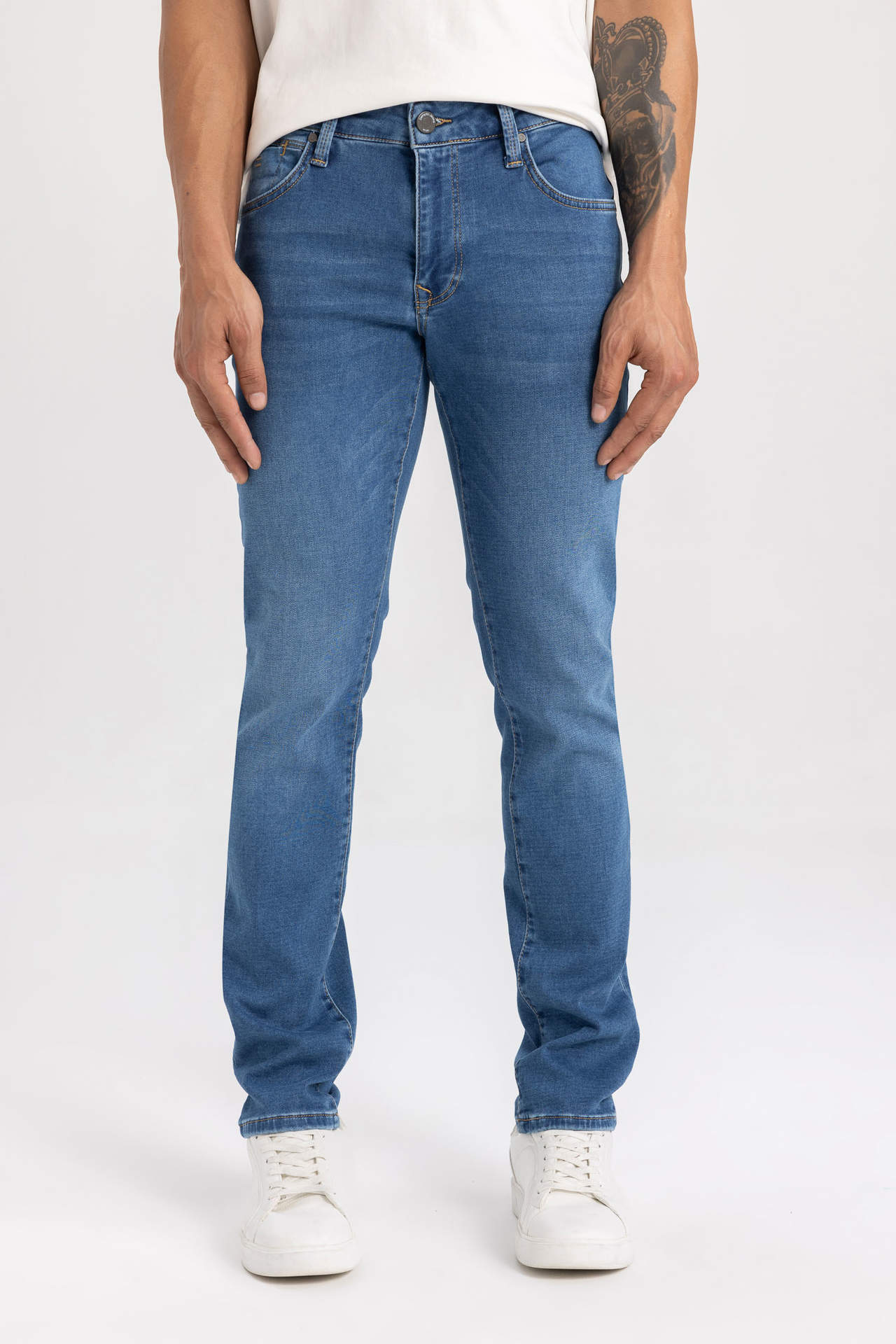 DEFACTO Pedro Slim Fit Super Skinny Hem Jean Jeans