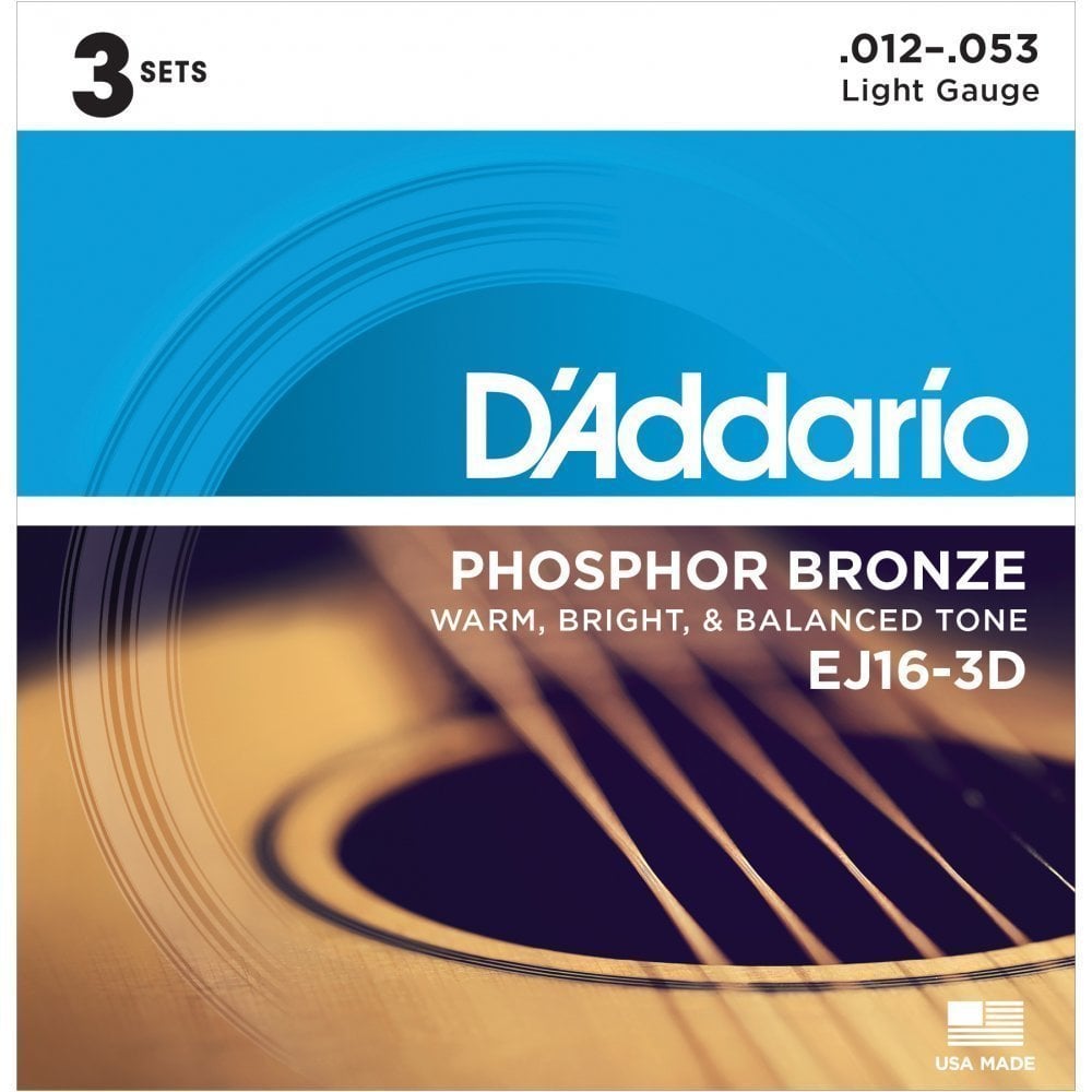 D'Addario EJ16-3D Guitar strings