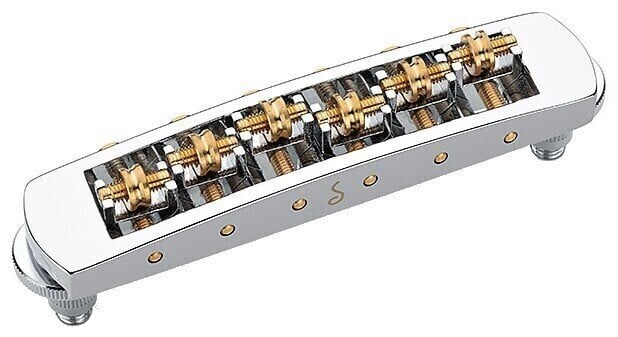 Schaller STM Chrome Guitar Bridge