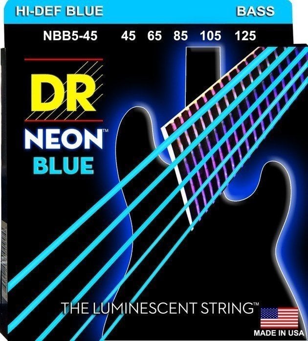 DR Strings NBB5-45 Bass guitar strings