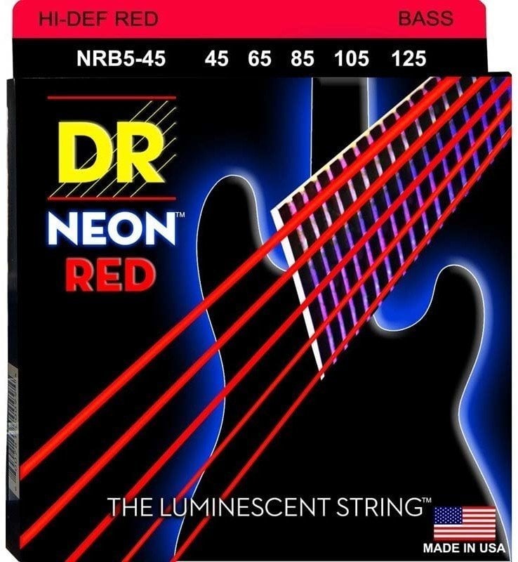 DR Strings NRB5-45 Bass guitar strings