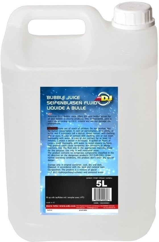 ADJ bubble juice ready mixed 5 L Bubble Fluid