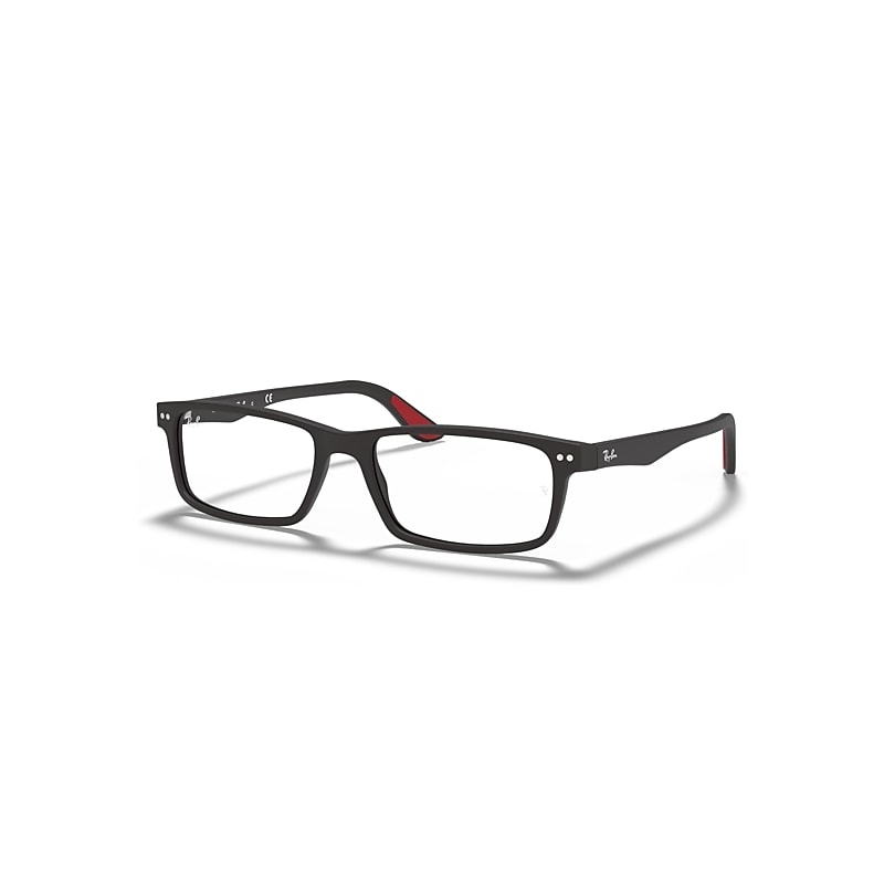 Ray-Ban Eyeglasses Unisex Rb5277 Optics - Black Frame Clear Lenses 54-17
