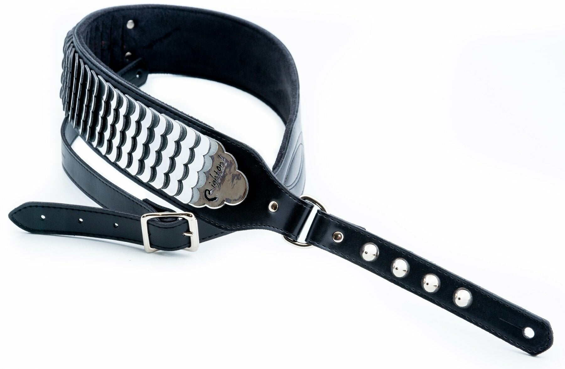 RightOnStraps Legend JL Python Textile guitar strap Black