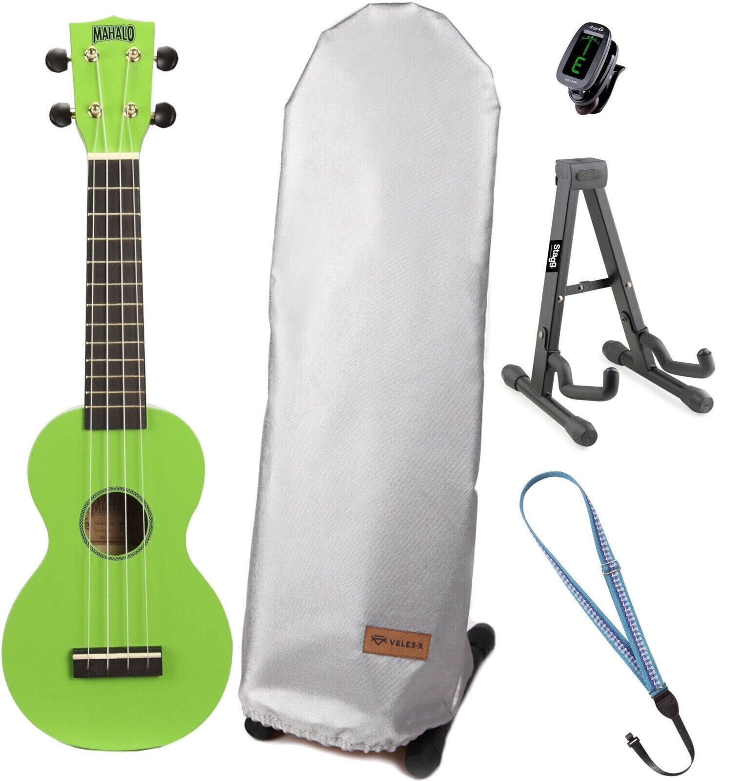 Mahalo MR1 SET Green Soprano Ukulele