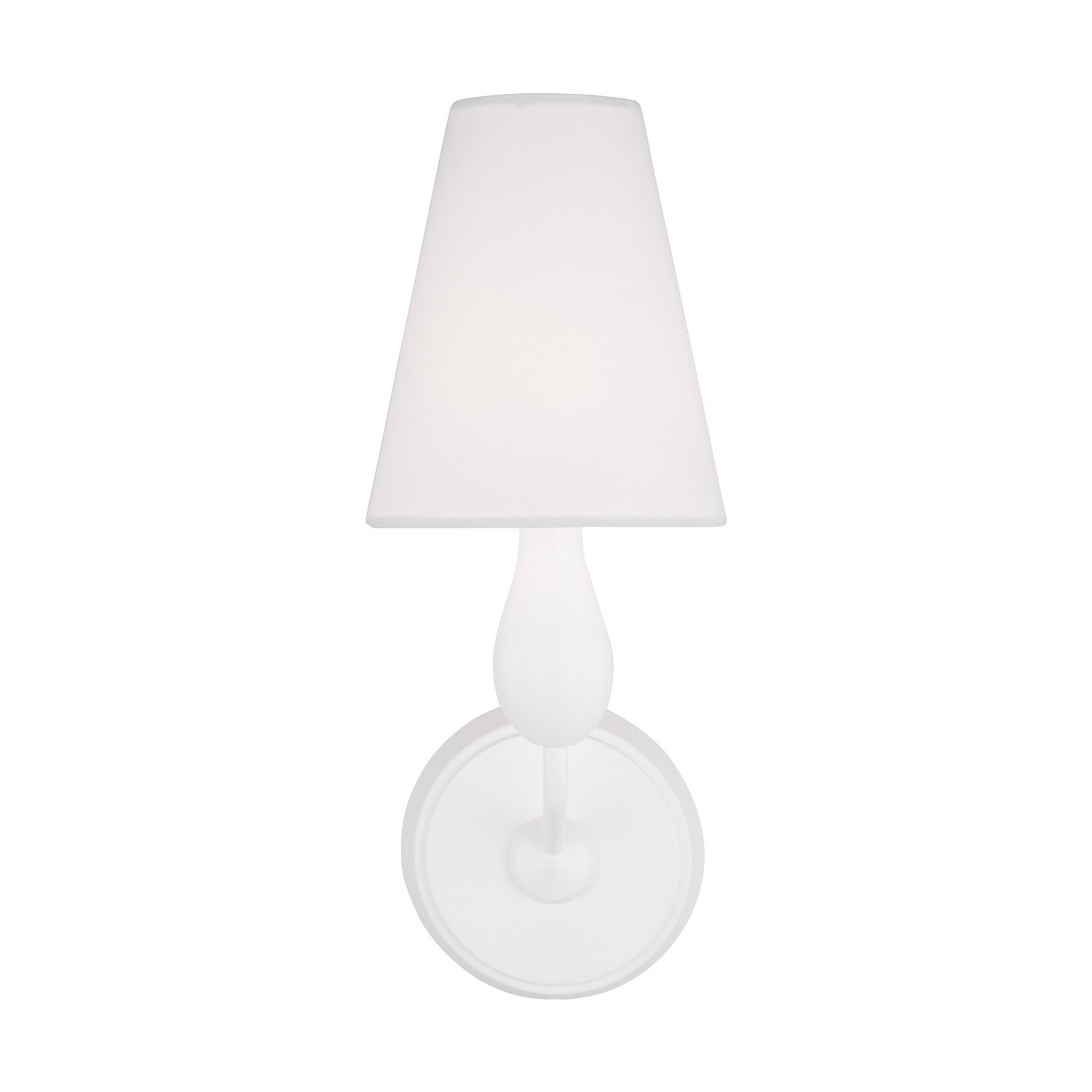 Ziba 1-Light Bathroom Vanity Light in Matte White