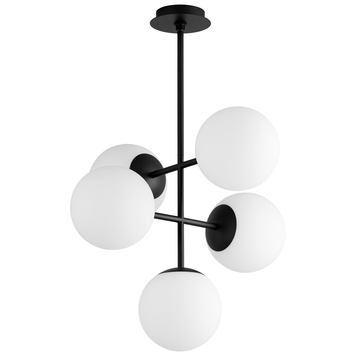 Nebula 5-Light LED Pendant in Black