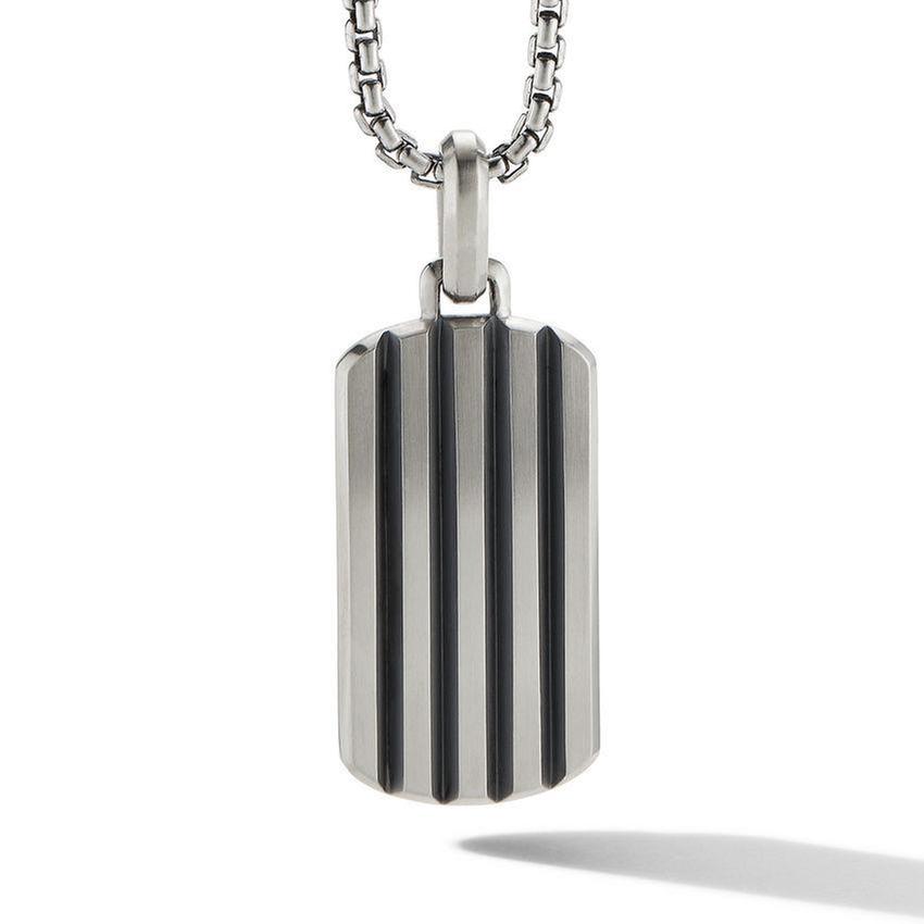 Men's David Yurman Beveled Tag Pendant
