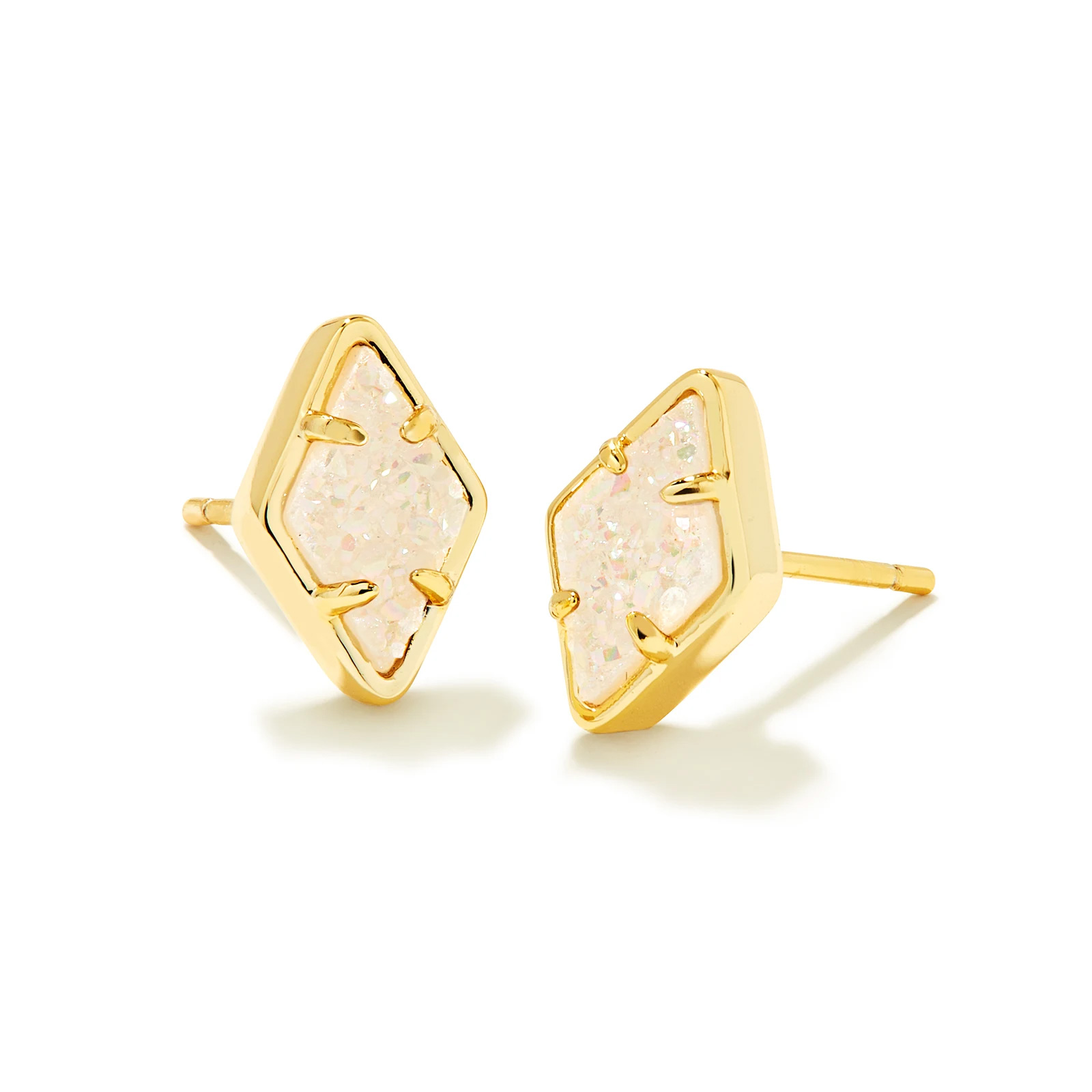 Kendra Scott Kinsley Stud Earrings in Iridescent Drusy