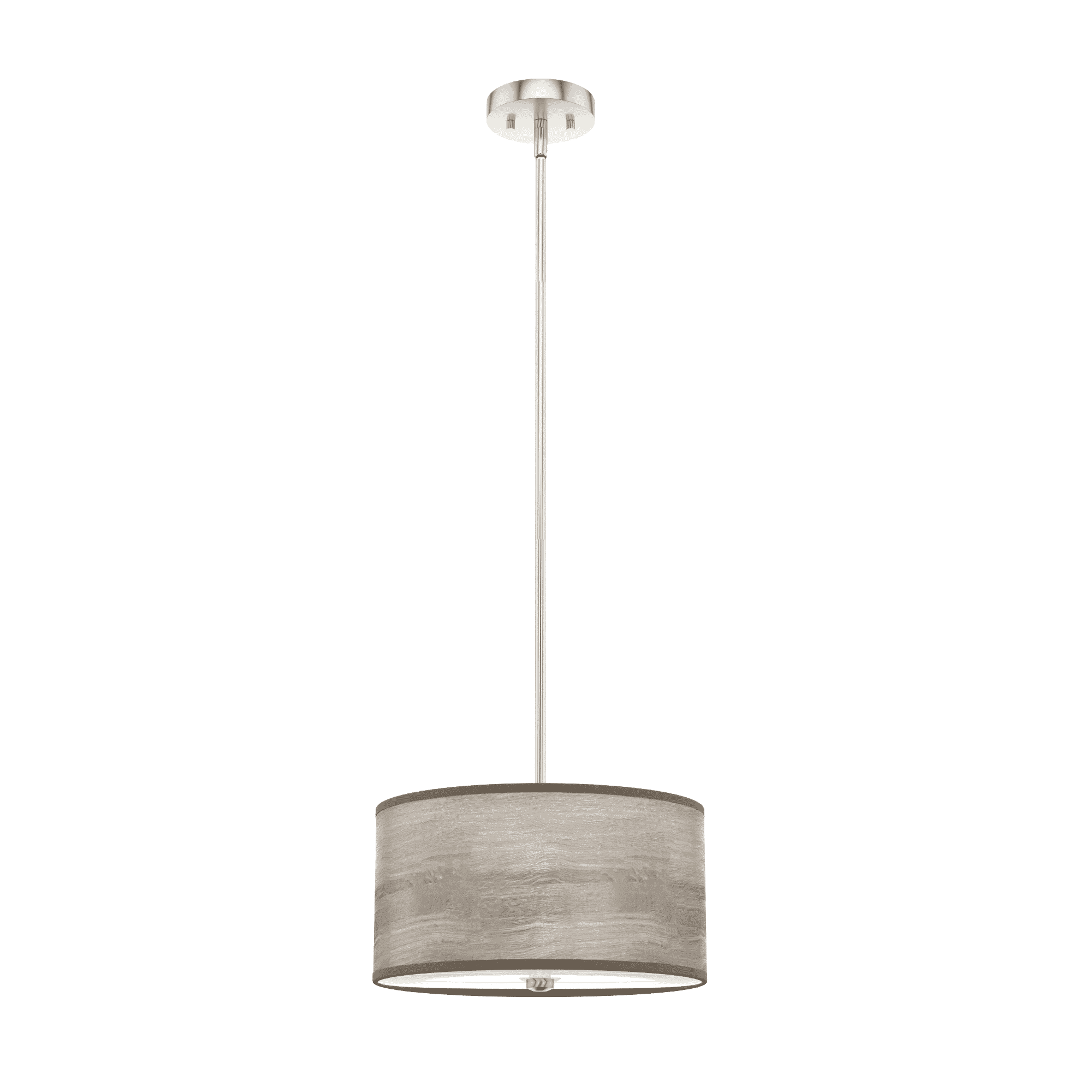Hunter Solhaven 2-Light Pendant in Light Gray Oak