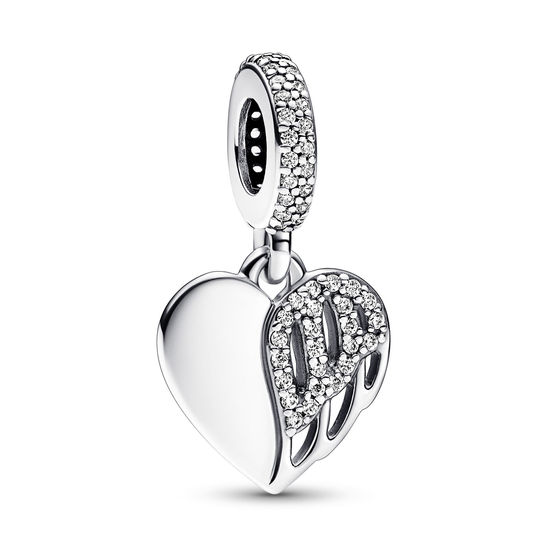 Pandora Heart & Angel Dangle Charm
