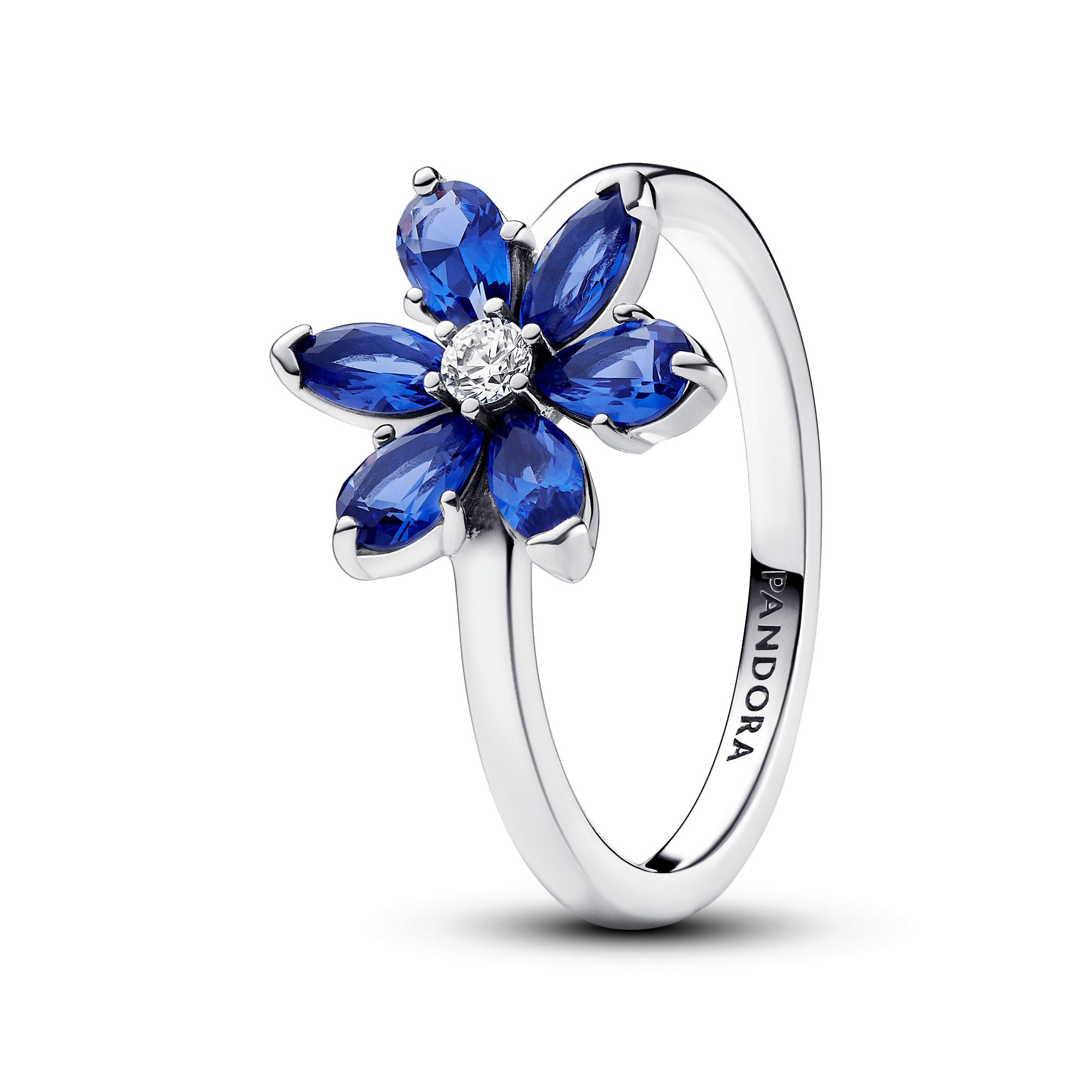Pandora Sparkling Herbarium Cluster Ring - Size 7.5
