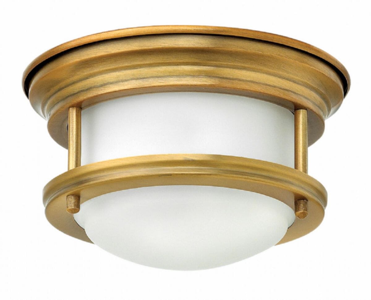 Hadley Flush Mount Ceiling Light In Brushed Bronze