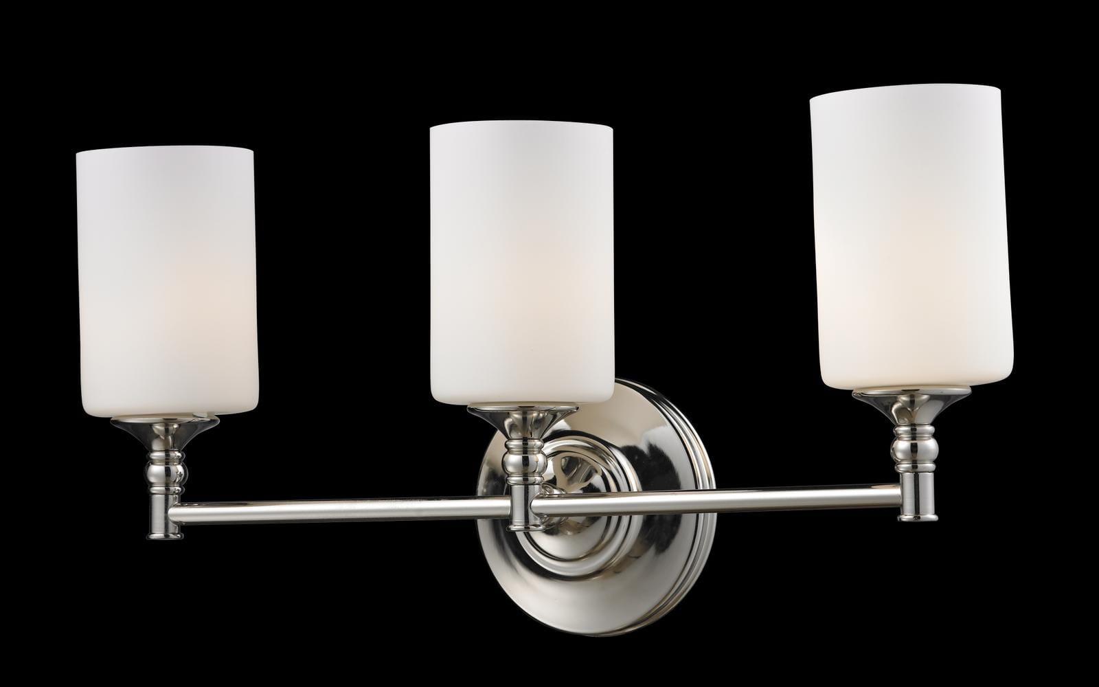 Cannondale 3-Light Bathroom Vanity Light In Chrome