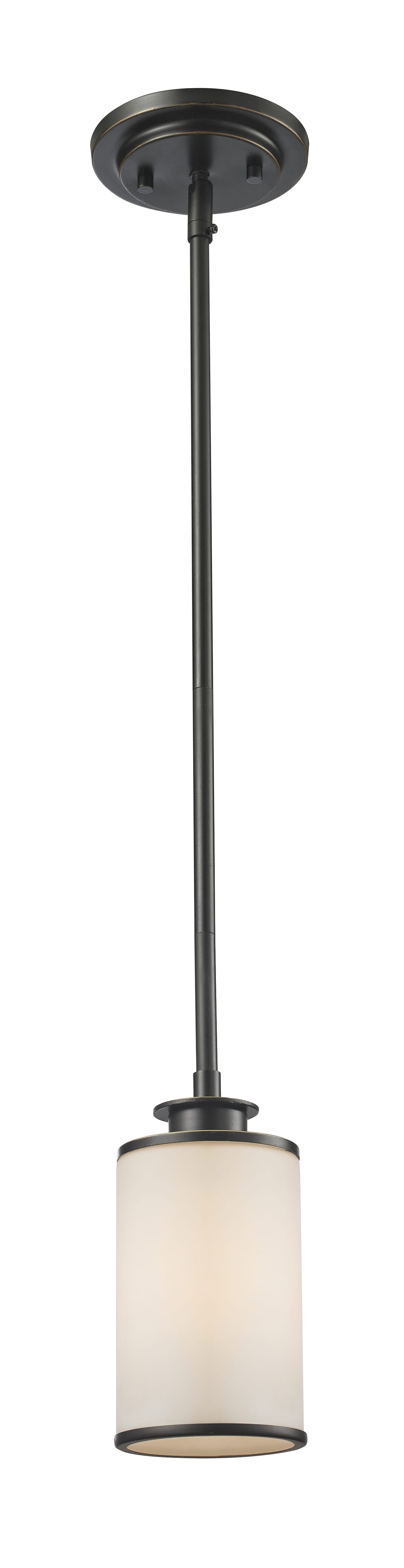 Savannah 1-Light Mini Pendant Light In Olde Bronze