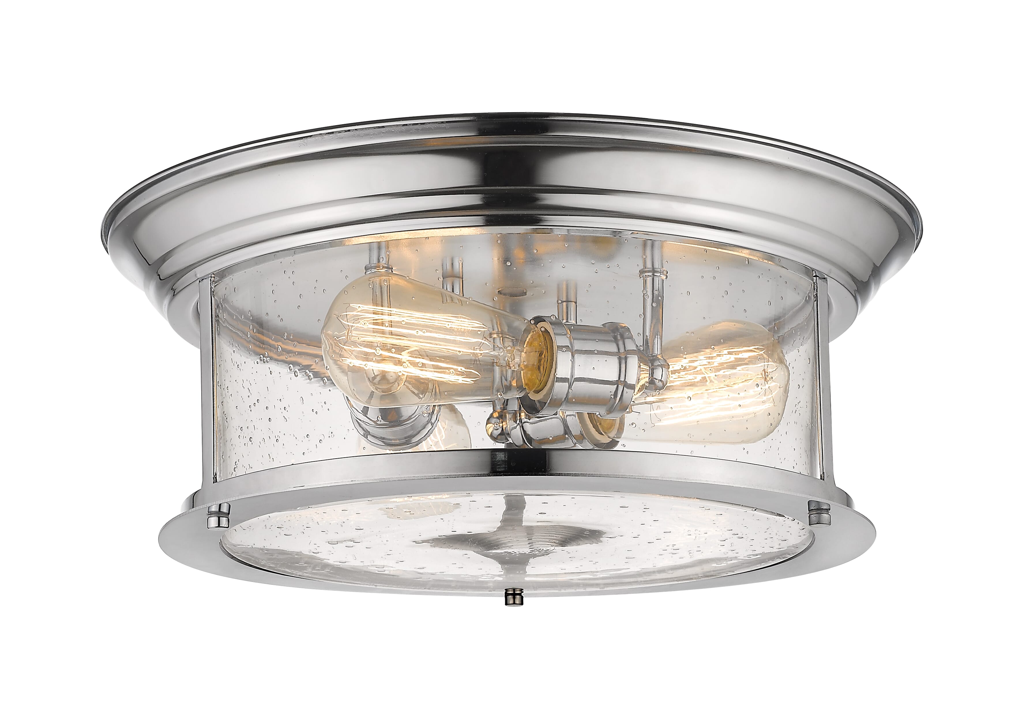 Sonna 3-Light Flush Mount Ceiling Light In Chrome