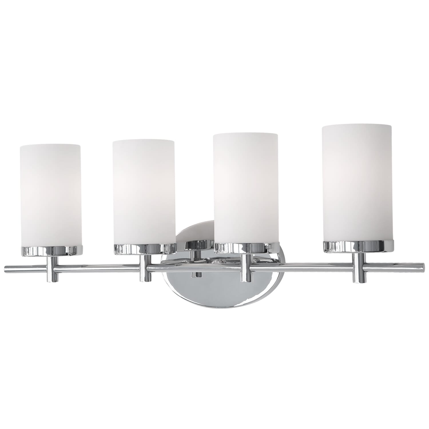 Exeter 4-Light Bathroom Vanity Light in Chrome