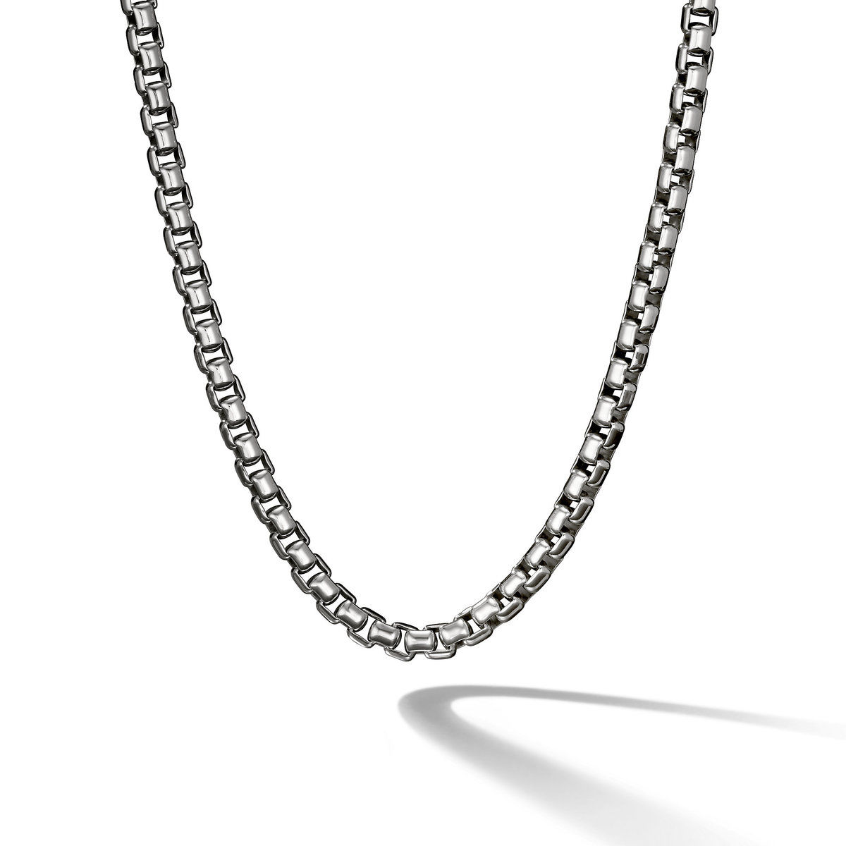 David Yurman Box Chain Necklace in Sterling Silver, 5.2mm - 26 Inches