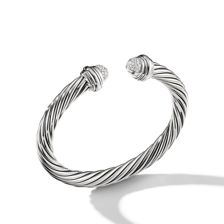 David Yurman Cable Classics Collection Bracelet with Diamonds - Small