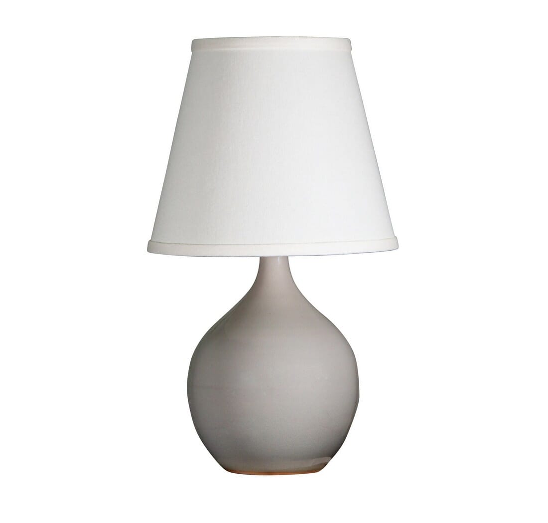 House of Troy Scatchard 13.5" Mini Accent Lamp in Gray Gloss