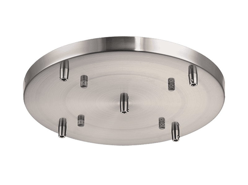 Matteo Multi Ceiling Canopy (Line Voltage) Lighting Accessory In Brushed Nickel