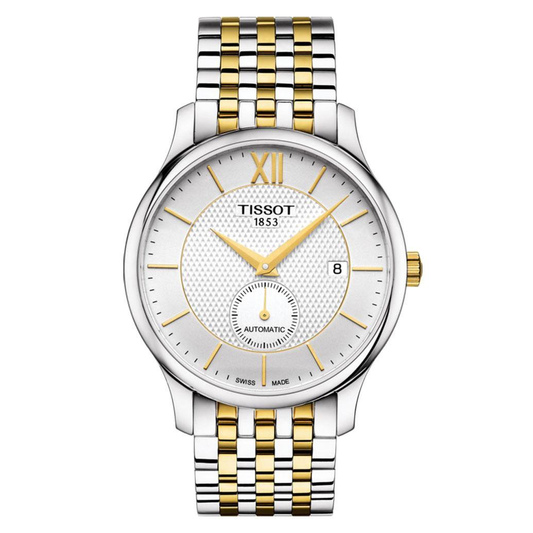 Men's Tissot Tradition Automatic Two-Tone Watch T0634282203800