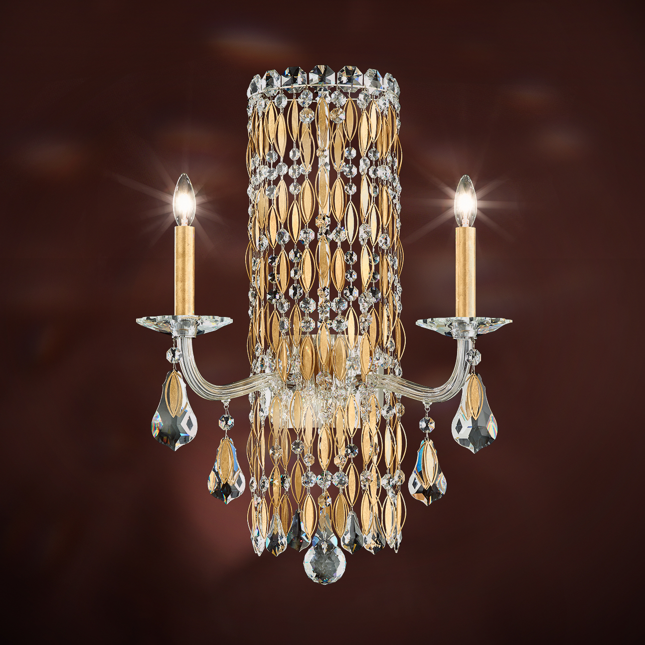 Siena 2-Light Wall Sconce in White
