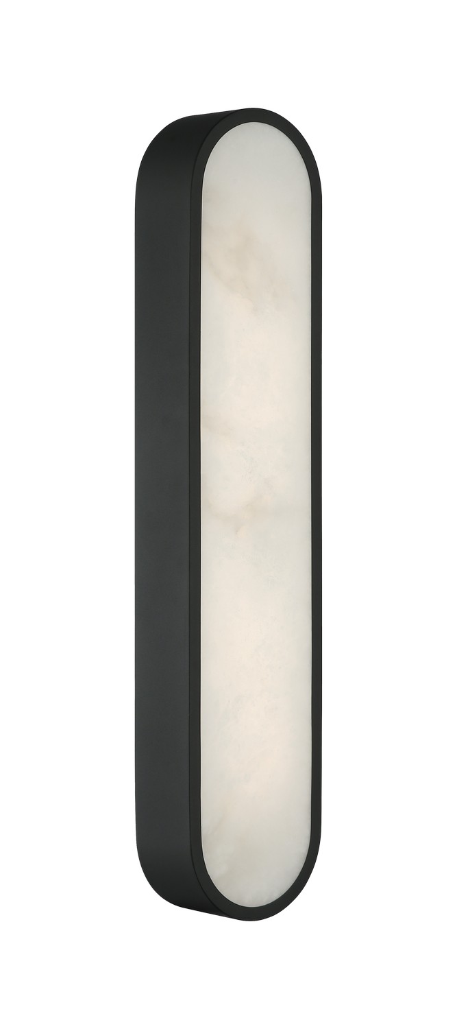 Marblestone 1-Light LED Wall Sconce in Black