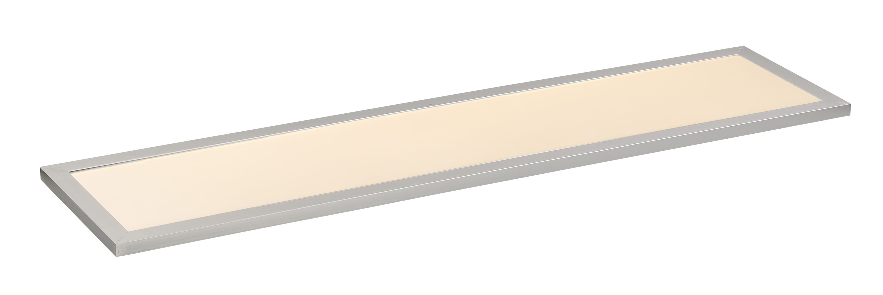 Sky Panel 1-Light 1-Light Flush Mount in Brushed Aluminum