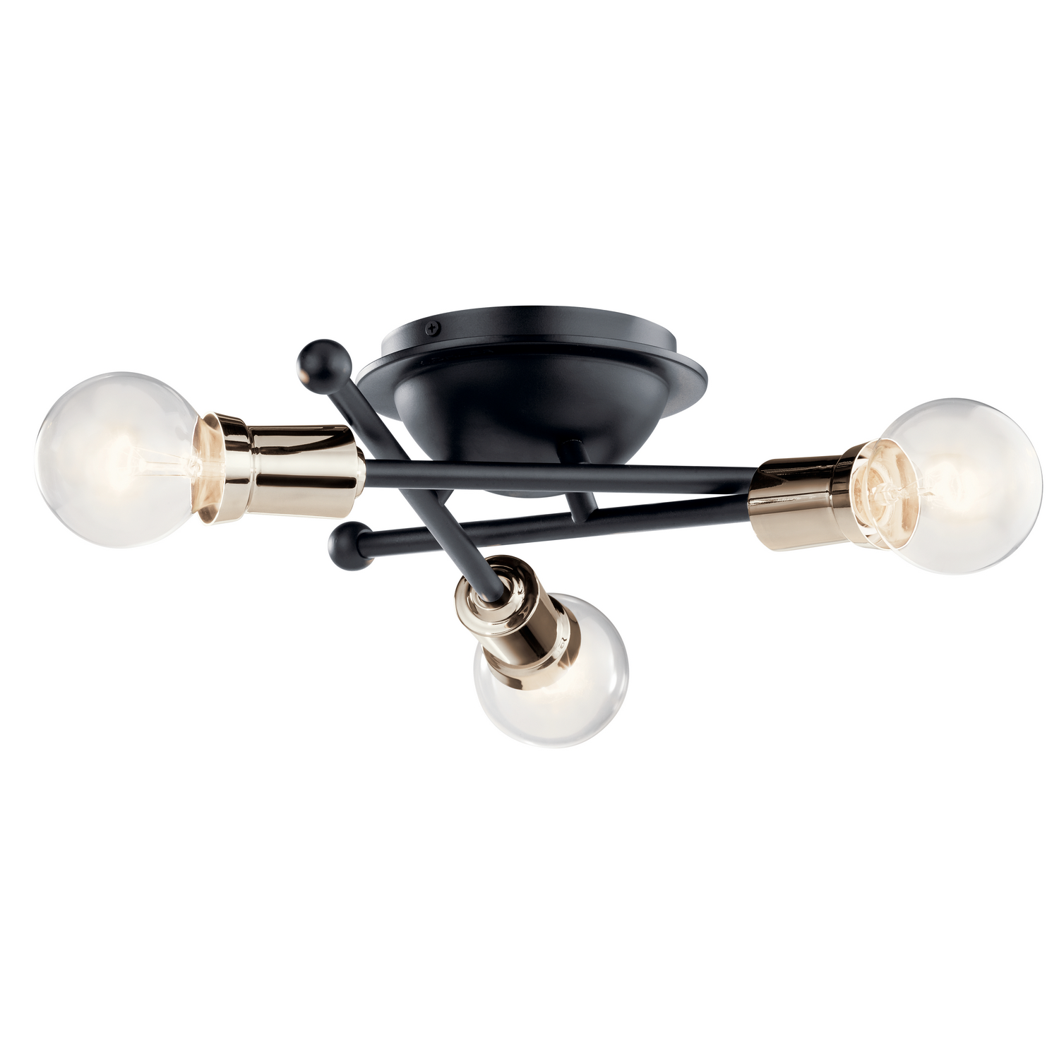 Armstrong 3-Light Ceiling Light in Black