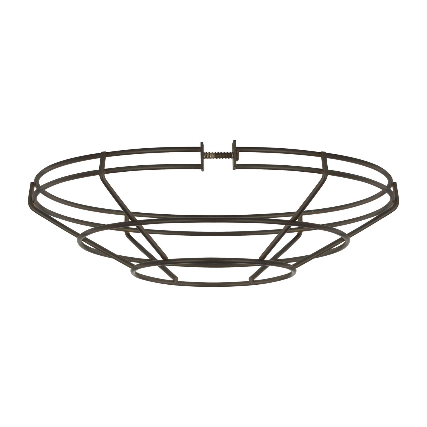 Visual Comfort Studio Barn Light Small Cage in Antique Bronze