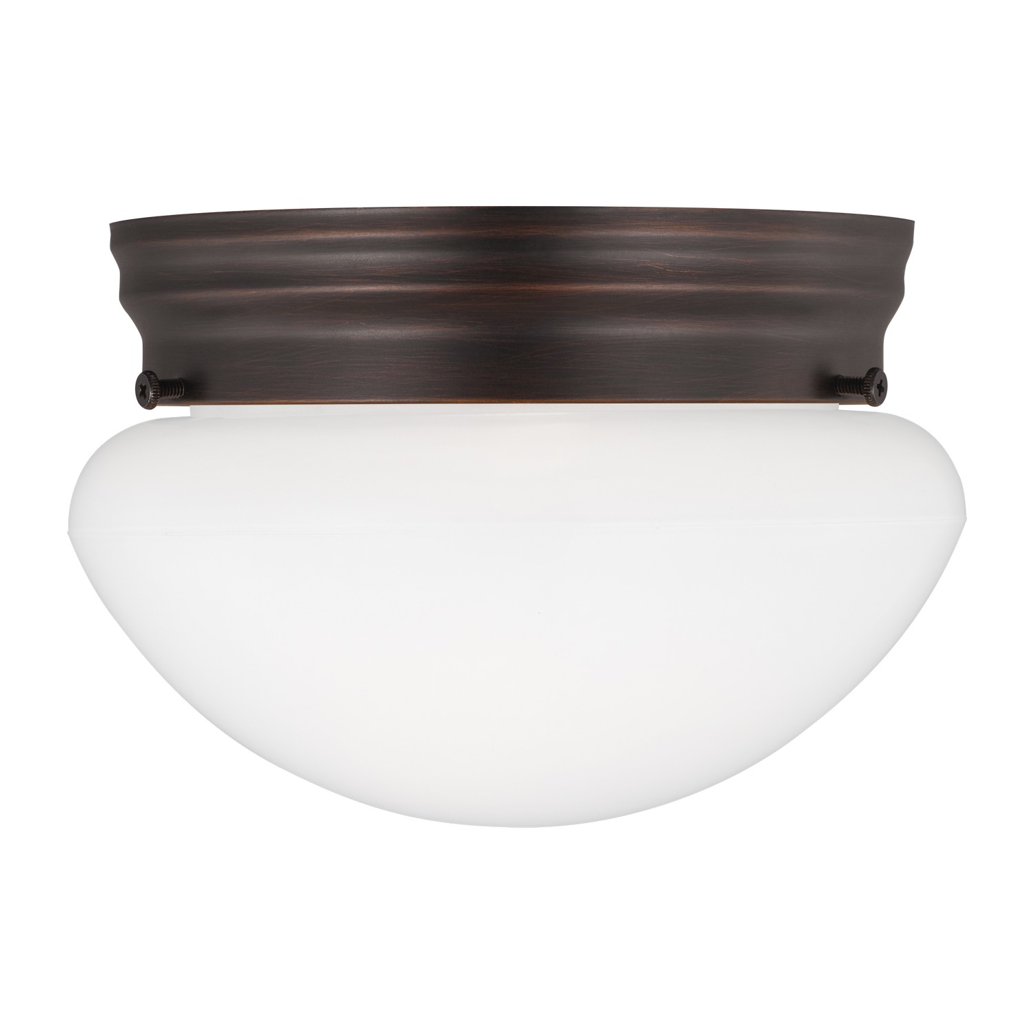 Webster 1-Light Flush Mount in Bronze