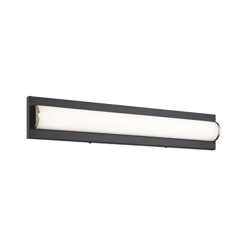Matteo Psyra 1-Light Bathroom Vanity Light In Black
