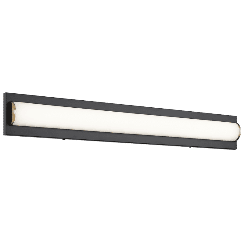 Matteo Psyra 2-Light Bathroom Vanity Light In Black