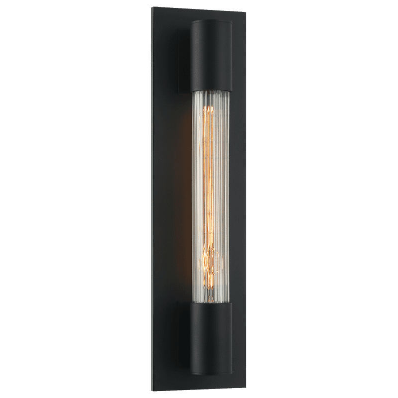 Matteo Riely 1-Light Wall Sconce In Matte Black