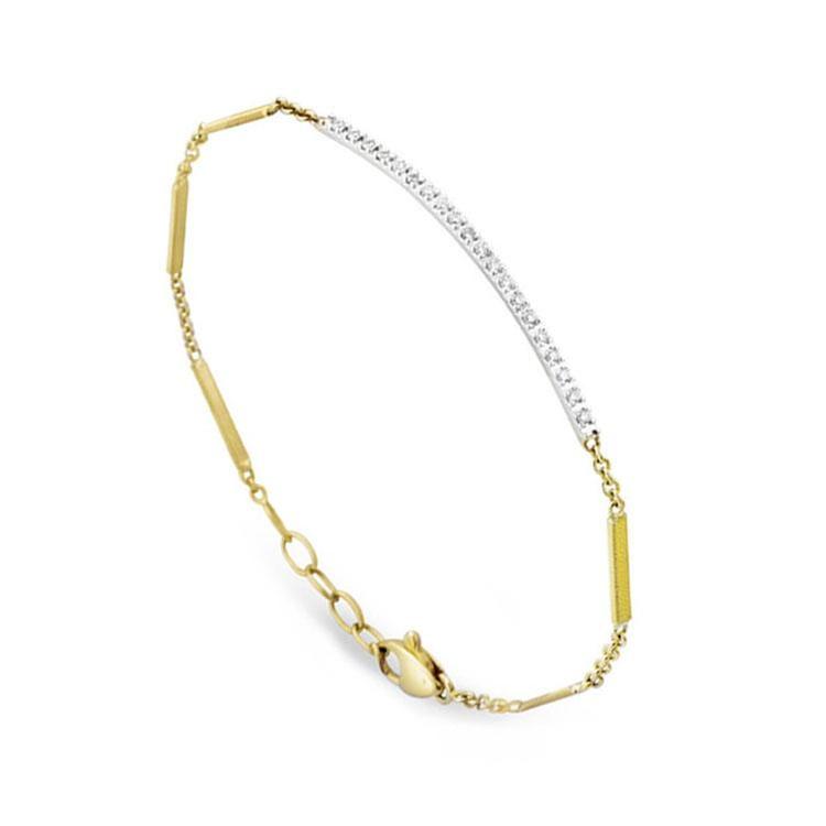 Marco Bicego 1/7ctw Diamond Bar Bracelet | Goa Collection