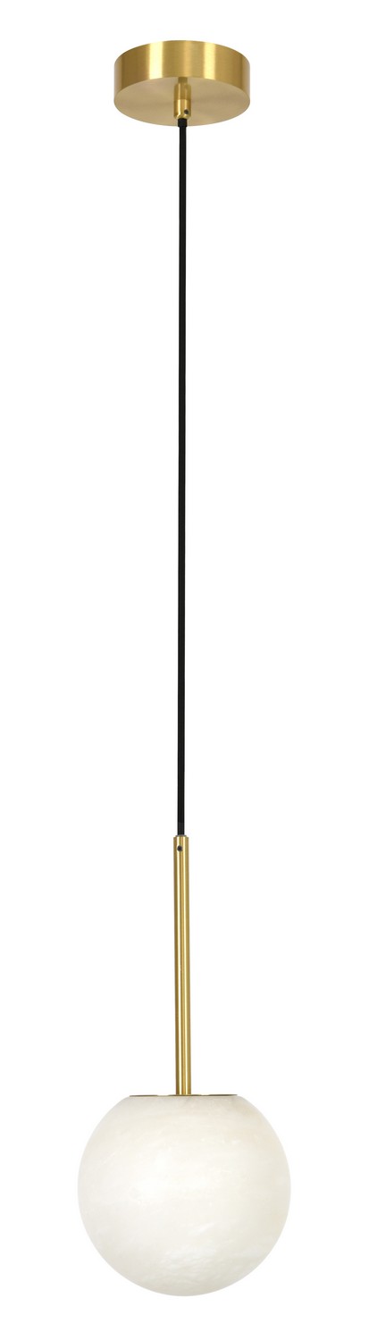 Lucent 1-Light Pendant in Brass