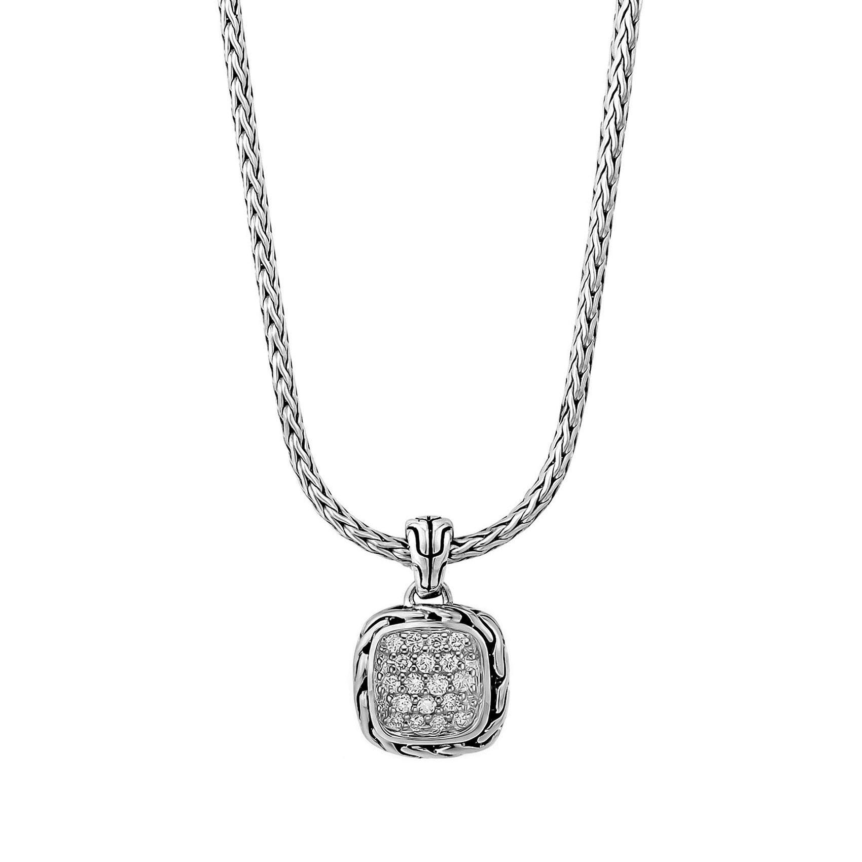 John Hardy Classic Chain Diamond Pendant 1/5ctw