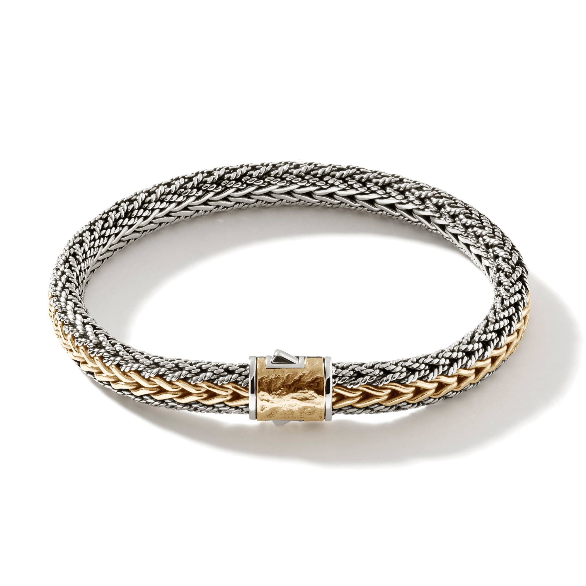 John Hardy Classic Chain Reversible Two-Tone Bracelet | 8mm | Large