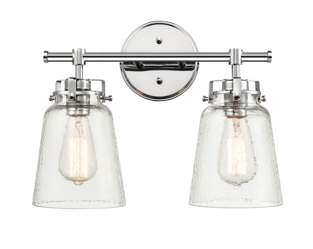 Amberose 2-Light Vanity in Chrome